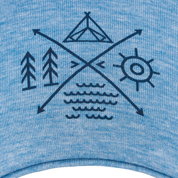 FRILUFTS BITONTO PRINTED BEANIE Kinder Mütze MEDITERRANIAN BLUE 4 FRILUFTS BITONTO PRINTED BEANIE Kinder Mütze MEDITERRANIAN BLUE – Bild 2