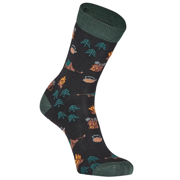 FRILUFTS VILLARRICA CAMPFIRE SOCKS Unisex Freizeitsocken CAVIAR 3 FRILUFTS VILLARRICA CAMPFIRE SOCKS Unisex Freizeitsocken CAVIAR
