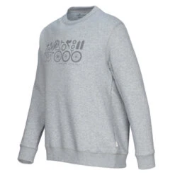 FRILUFTS OMAUI PRINTED SWEATER Herren Sweatshirt SMOKED PEARL/ BIKE EQUIPMENT -Globetrotter 5637931131 b omaui printed sweater frilufts 24