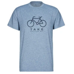 FRILUFTS BITONTO PRINTED T-SHIRT Herren Funktionsshirt DARK BLUE BIKE