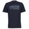 FRILUFTS MATHRAKI PRINTED T-SHIRT Herren Funktionsshirt DARK SAPPHIRE BIKE EQUIPMENT