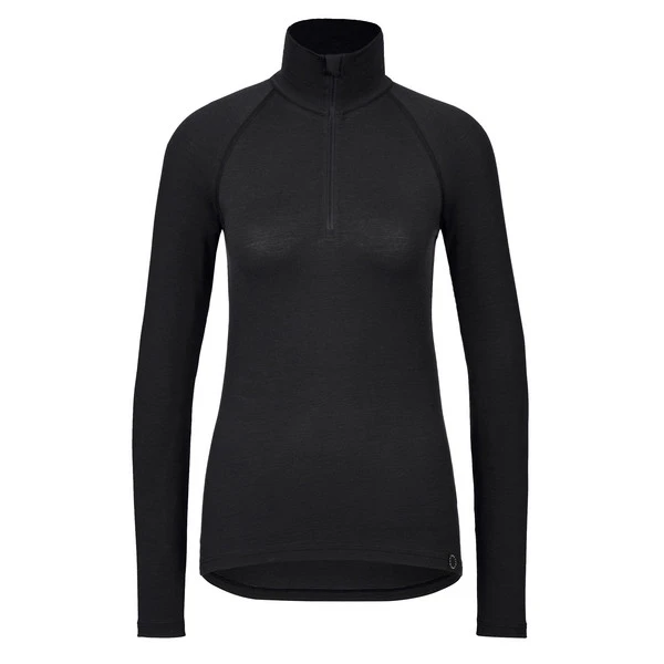 FRILUFTS OJOBI HALFZIP LONGSLEEVE Damen Funktionsshirt CAVIAR 3 FRILUFTS OJOBI HALFZIP LONGSLEEVE Damen Funktionsshirt CAVIAR
