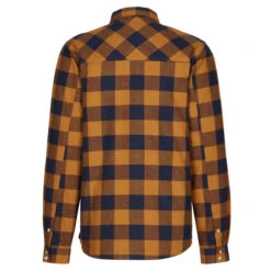 FRILUFTS NAMSOS L/S SHIRT Herren Outdoor Hemd GOLDEN BROWN/DARK SAPPHIRE CHE -Globetrotter 5638043172 c namsos ls shirt frilufts 24