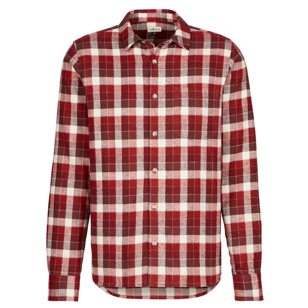 FRILUFTS RINDAL L/S SHIRT Herren Outdoor Hemd FIRED BRICK/BOSSA NOVA CHECKED 3 FRILUFTS RINDAL L/S SHIRT Herren Outdoor Hemd FIRED BRICK/BOSSA NOVA CHECKED